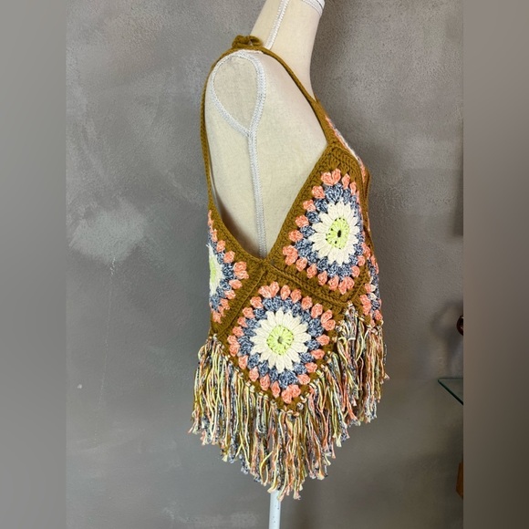 Free people Summer Of Love Cotton Crochet
Halter Top (oversized) - Picture 5 of 10
